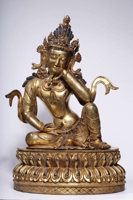 Chinese Gilt Bronze Buddha Statue (1 of 10)