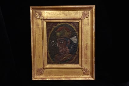 Traditional Painted Oil Portrait Painting in Frame