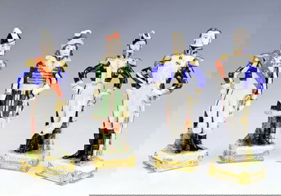 German Scheibe Alsbach Group Porcelain Figurines