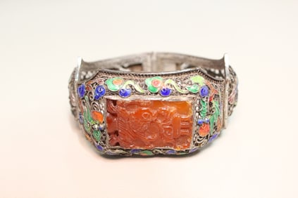 Vintage Chinese Export Silver Filigree Bracelet