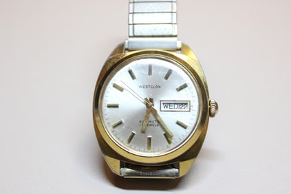 Vintage Westclox Automatic 17 Jewels MenWristwatch