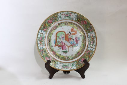Chinese Export Famille Rose Plate