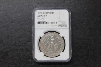1899-B Great Britain Trade Silver Dollar (T$1)