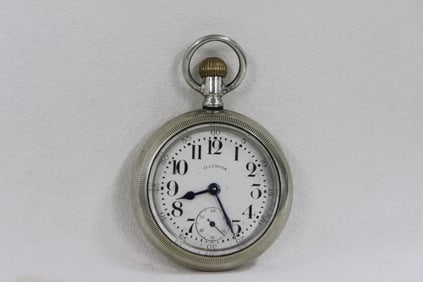 19th.C Illinois Open-face Pocket Watch