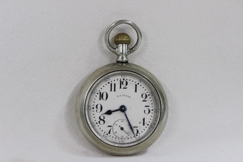 19th.C Illinois Open-face Pocket Watch (1 of 3)