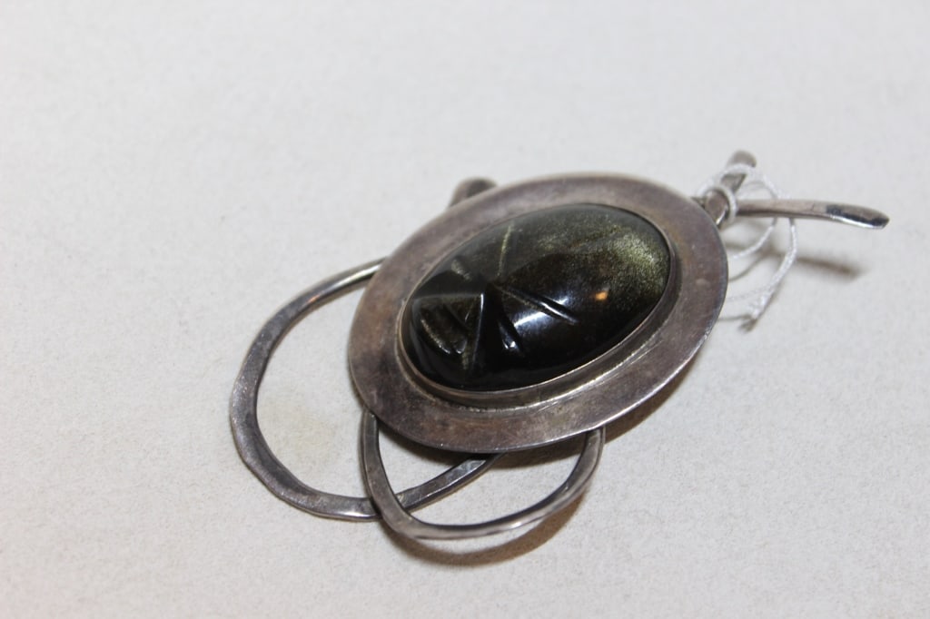 Vintage Mexican sterling silver Pendant (1 of 5)