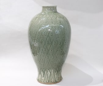 Chinese Celadon "Meiping" Porcelain Vase