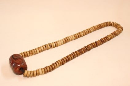 Vintage Tribal Bohemian-style Bone Necklace