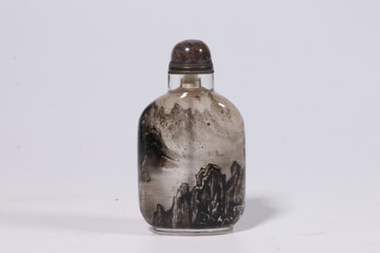 Chinese inside-painted glass snuff bottle
