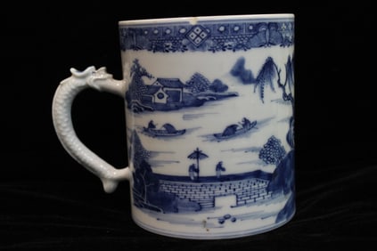 Chinese Blue and White Mug