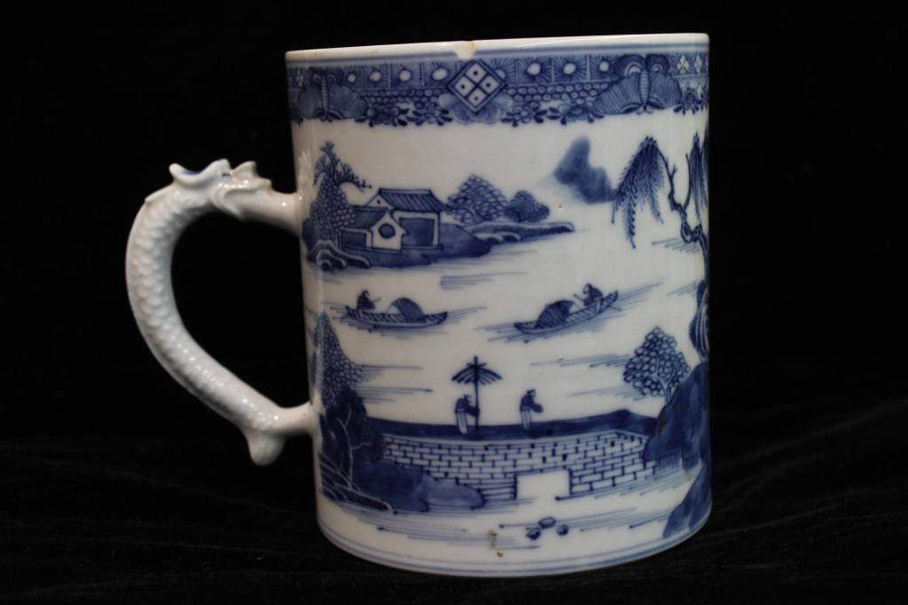 Chinese Blue and White Mug
