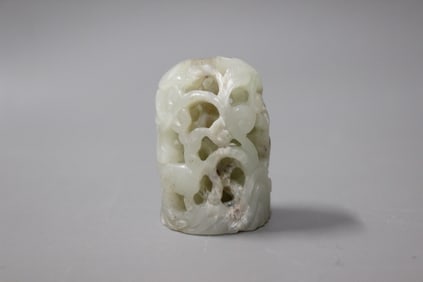 Chinese Jade Carved Finial