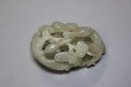 Chinese Carved Jade Openwork Finial