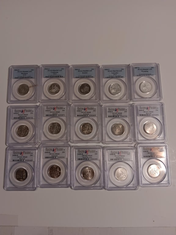 15 United States Statehood Quarters (1 of 6)