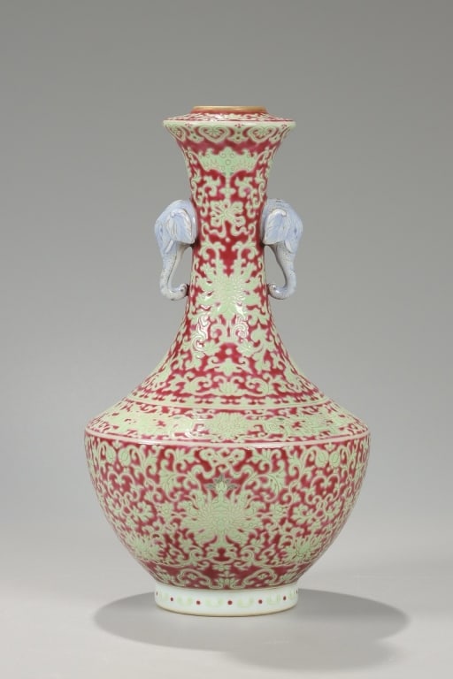 Chinese decorative Famille Rose Porcelain Vase,Mark (1 of 9)