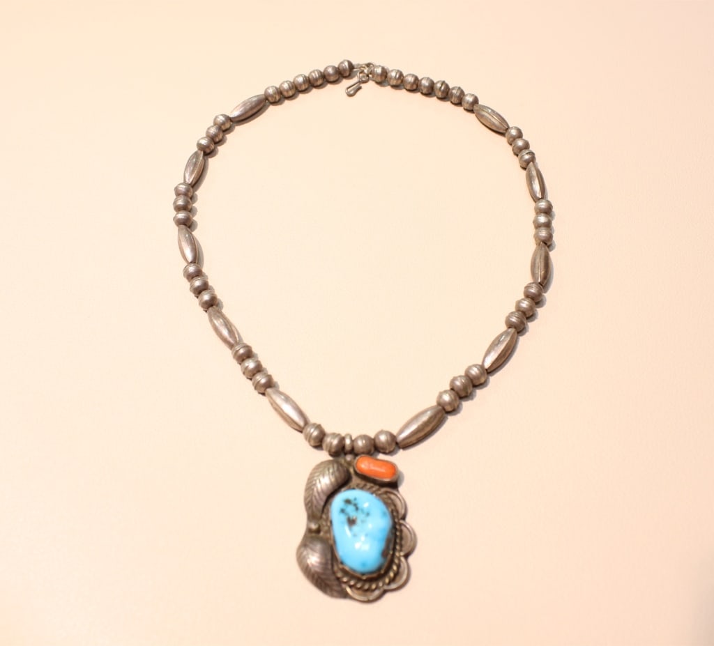 vintage Native American Navajo necklace (1 of 5)