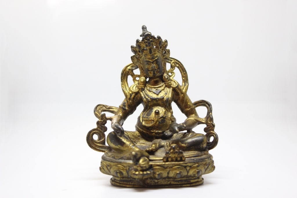 Chinese Gilt Bronze Representation of Jambhala (1 of 5)