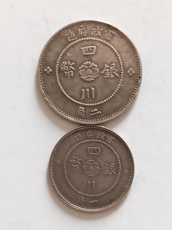 Two Chinese Old Silver Coins (1 of 8)
