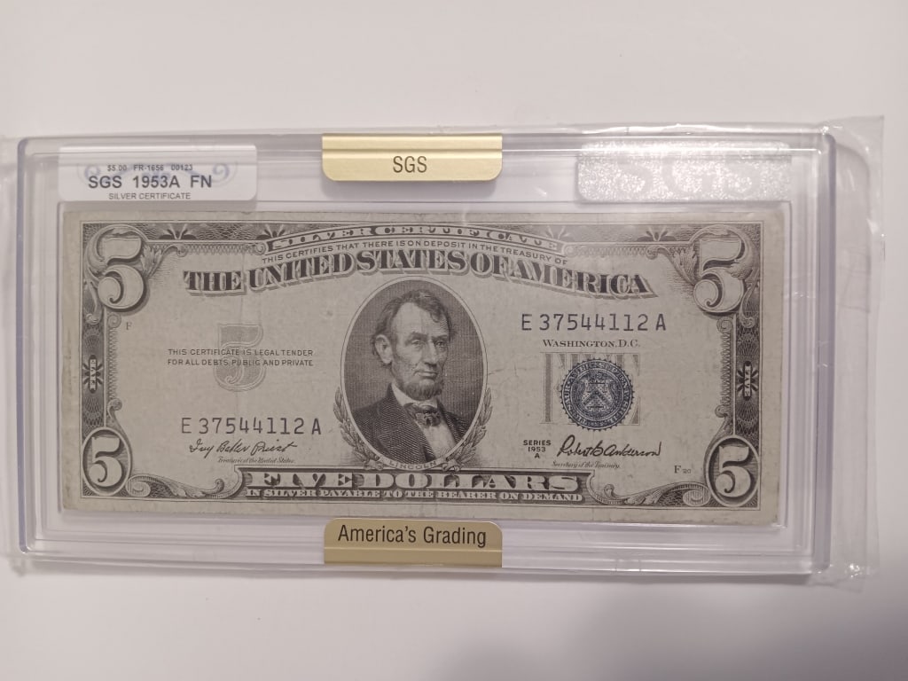 Six Authenticated and Graded U.S. Currency Notes - 6