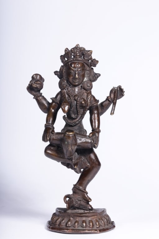 Nepalese Bronze Figure of Goddess Kali (1 of 8)