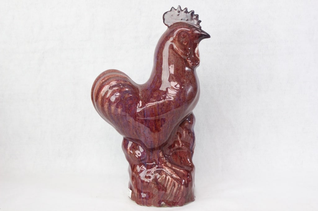 Chinese Glazed Porcelain Rooster (1 of 6)