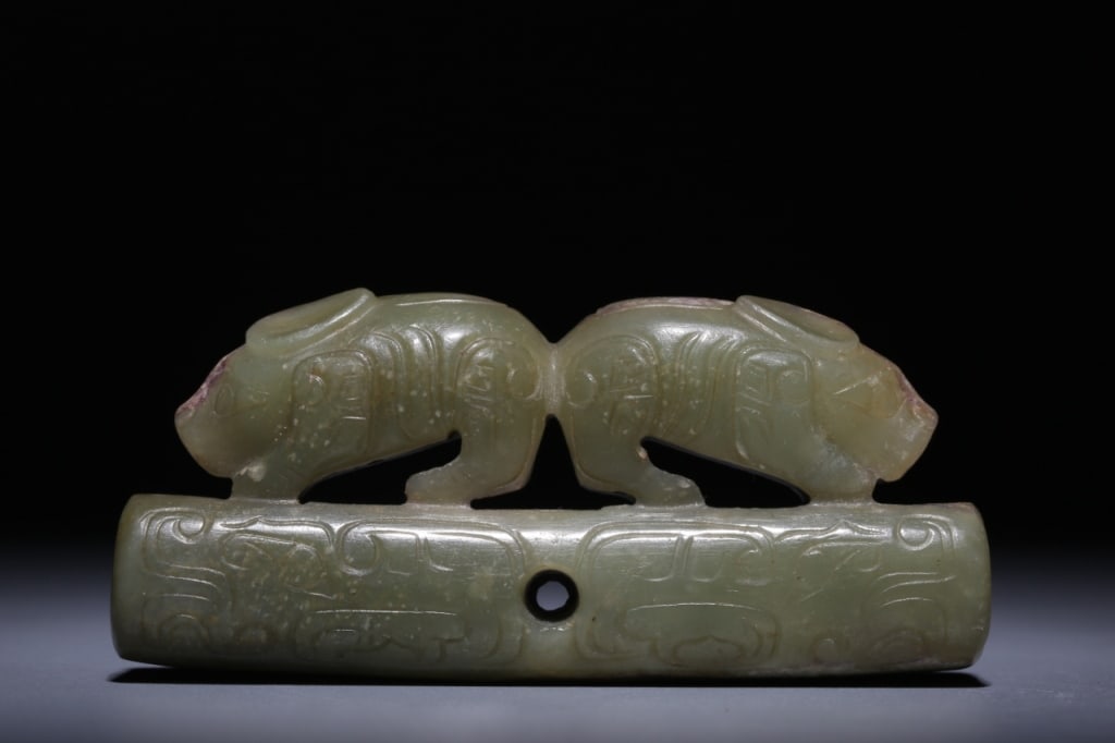 Chinese Jade Carved Mythical Beast (1 of 8)