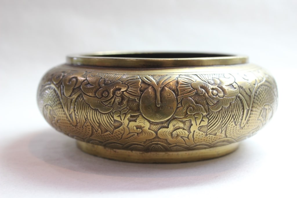 Chinese Brass Incense Burner (1 of 8)