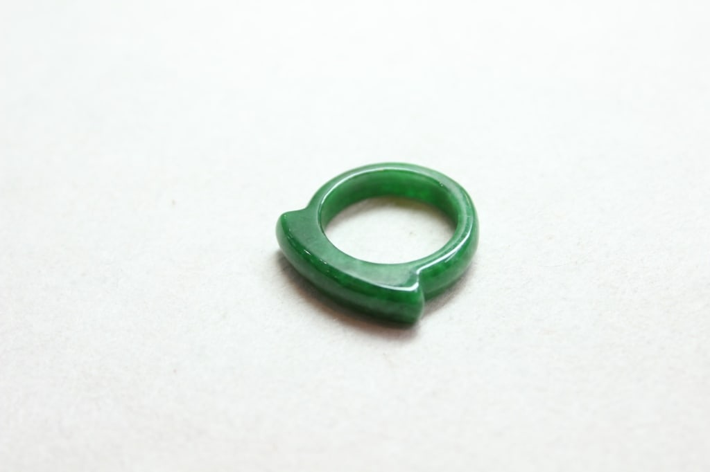 Green Jadeite Ring - 3