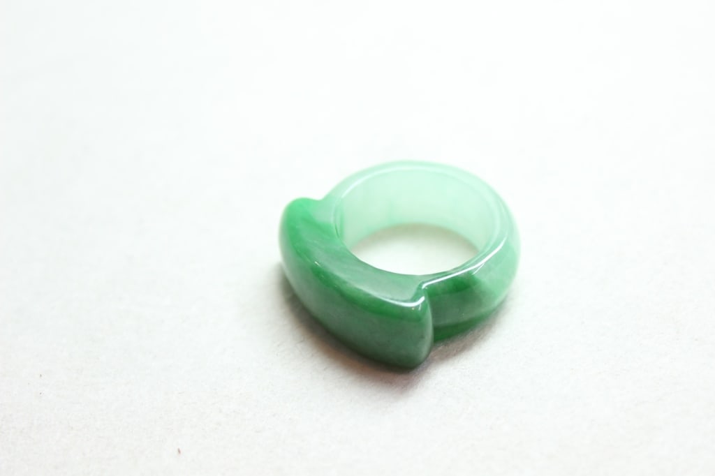 Green Jadeite Ring - 4