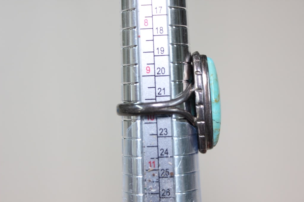 Turquoise Sterling Silver Ring - 5