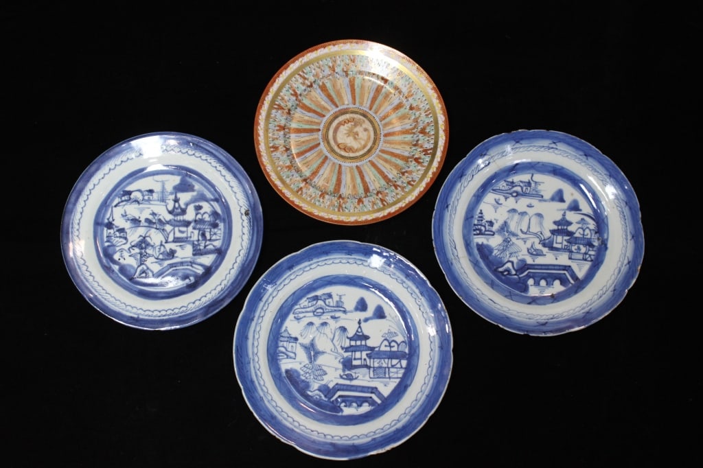 Four Asian Porcelain Plates (1 of 10)