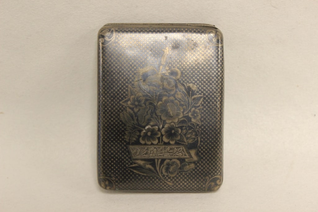 Antique Ottoman Niello Silver Cigarette Case (1 of 8)