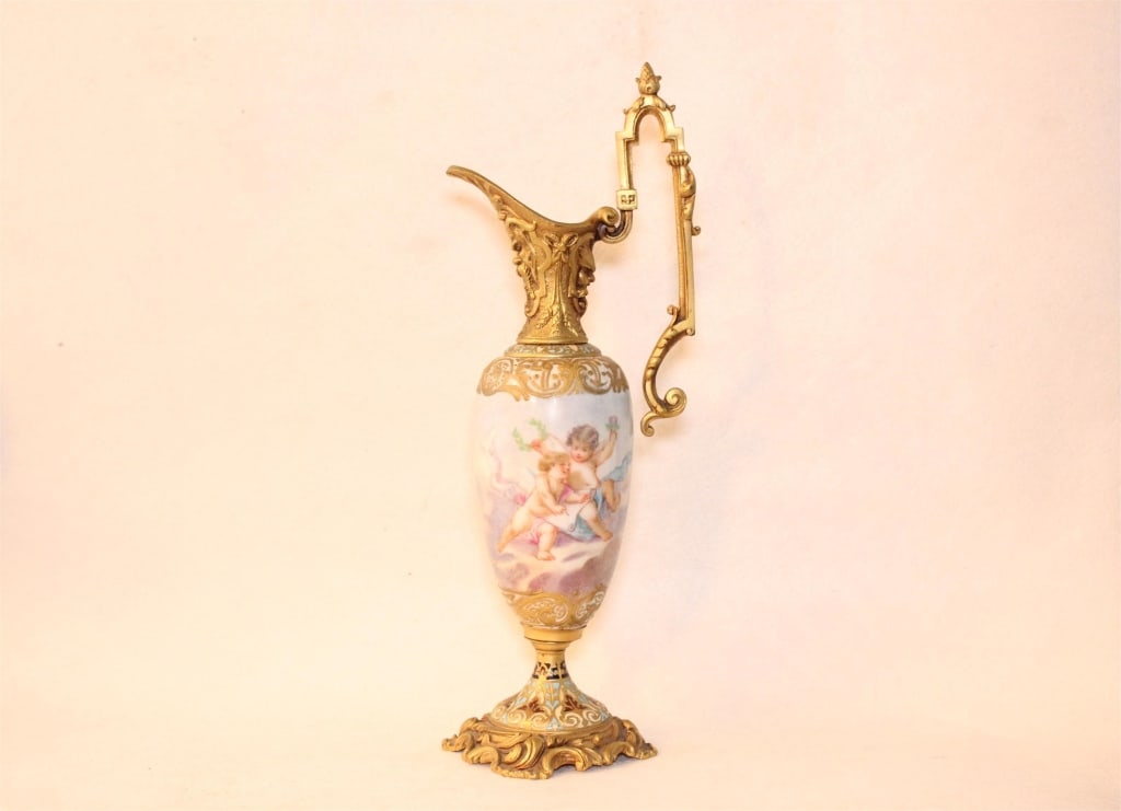 19th-century French Sèvres-style porcelain vase (1 of 12)