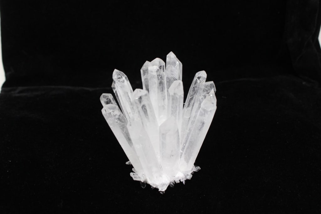Clear Quartz Crystal Cluster - 3