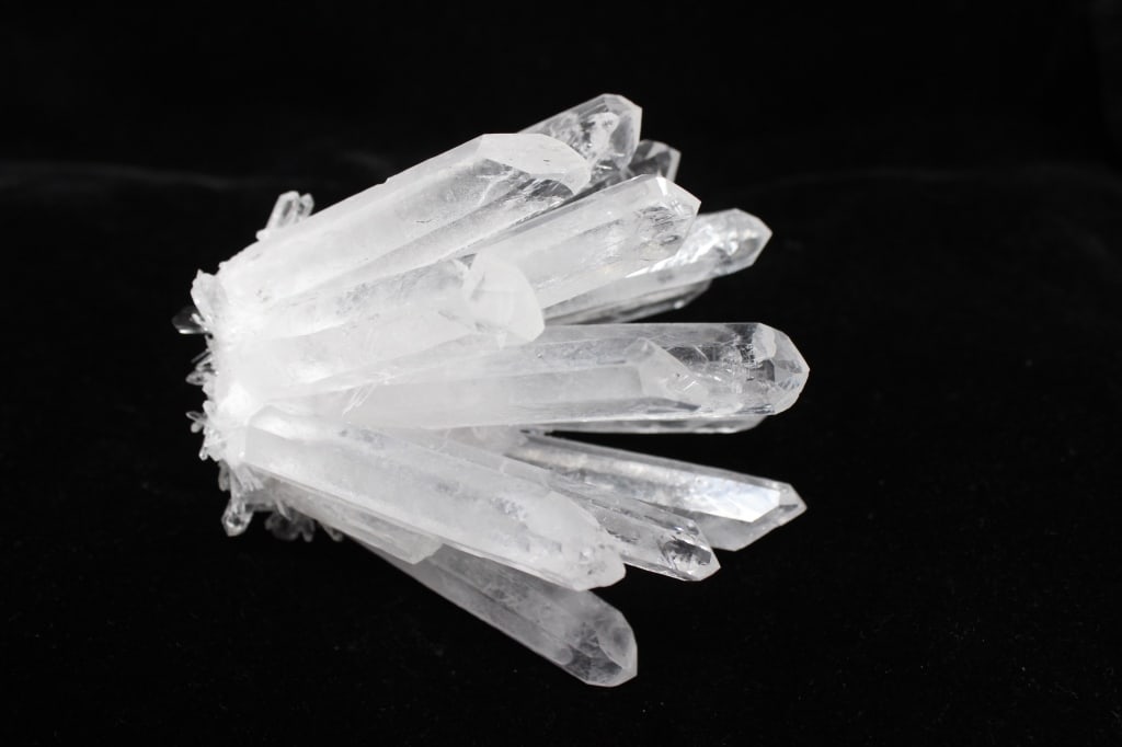 Clear Quartz Crystal Cluster - 4