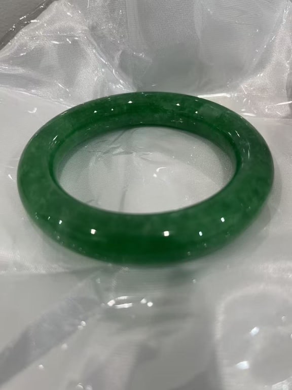 Chinese Green Bangle - 2