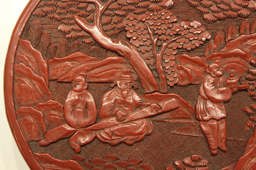 Chinese Cinnabar Case,19th.C - 2