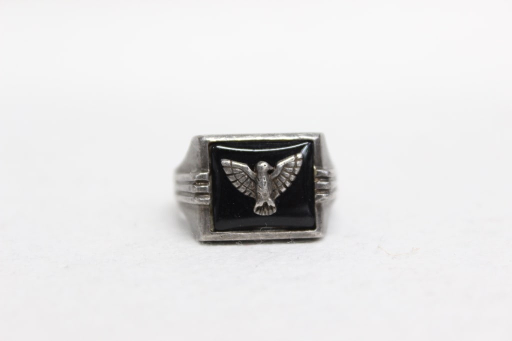 Vintage men's Signet Sterling Silver Ring: Vintage men's Signet Sterling Silver Ring