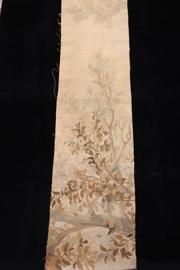 Japanese Hanging Scroll Silk Painting: Japanese Hanging Scroll Silk Painting.depicting a tree with autumnal leaves Dimension: 58"x 13" Hanging scrolls are designed to be displayed vertically in a traditional Japanese alcove called