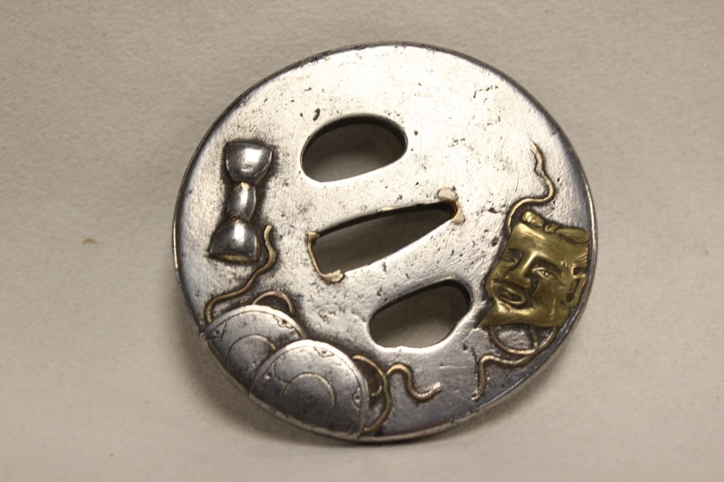 Japanese Iron Tsuba (1 of 4)