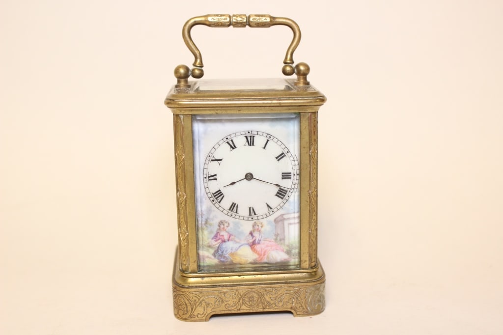 19th.C Viennese Enamel Carriage Clock (1 of 8)