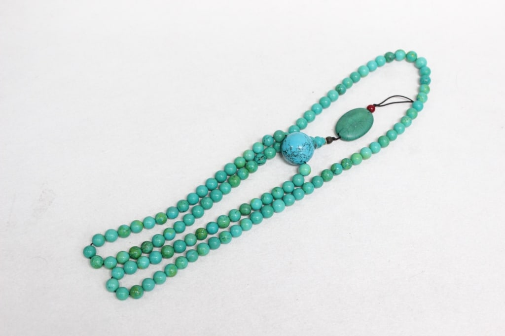 Turquoise Mala Necklace - 5