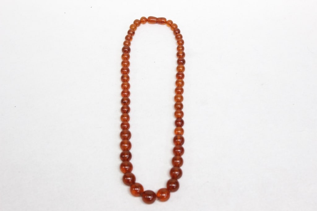 Vintage Baltic Amber Bead necklace (1 of 4)