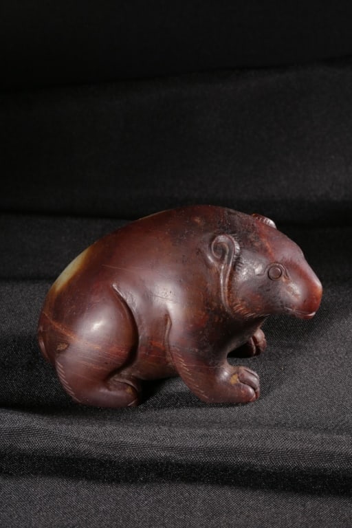 Chinese Jade Carved Bear - 11