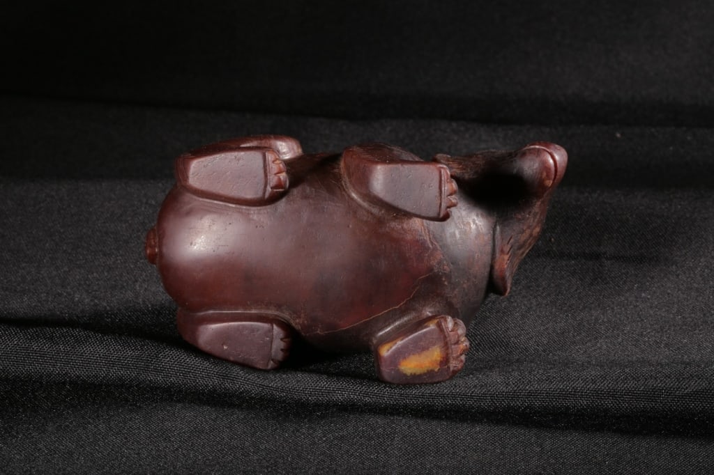 Chinese Jade Carved Bear - 6