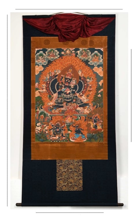 Chinese Hand Paint Thangka (1 of 9)