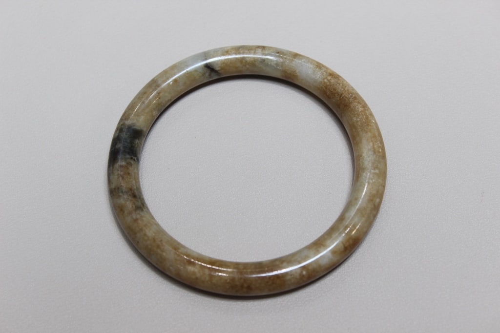 Chinese Jade Carved Bangle (1 of 5)