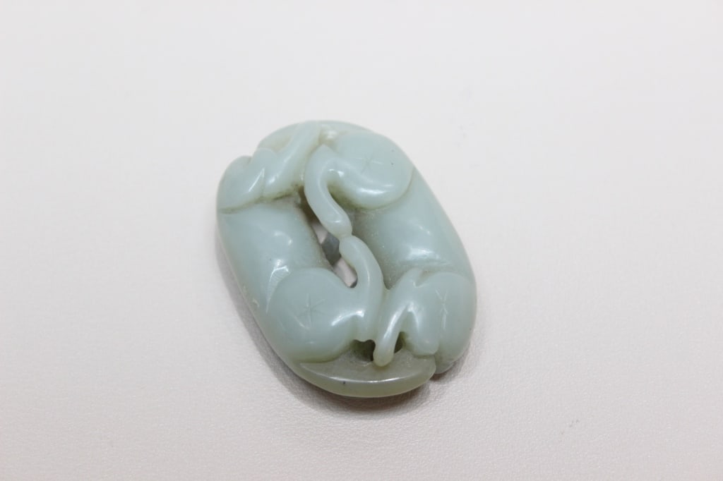 Chinese Jade Carved Toggle - 2