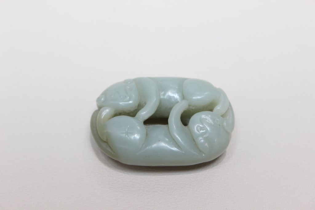 Chinese Jade Carved Toggle - 4