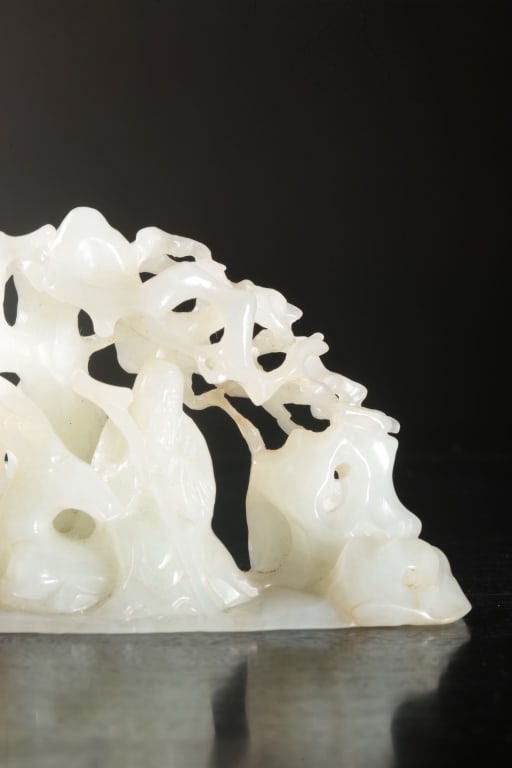 Chinese Jade Carved Mountain - 3